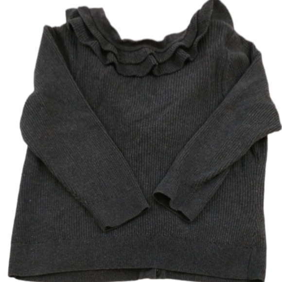 Talbots Petite Ruffle Front Button Up Cardigan - Picture 5 of 11